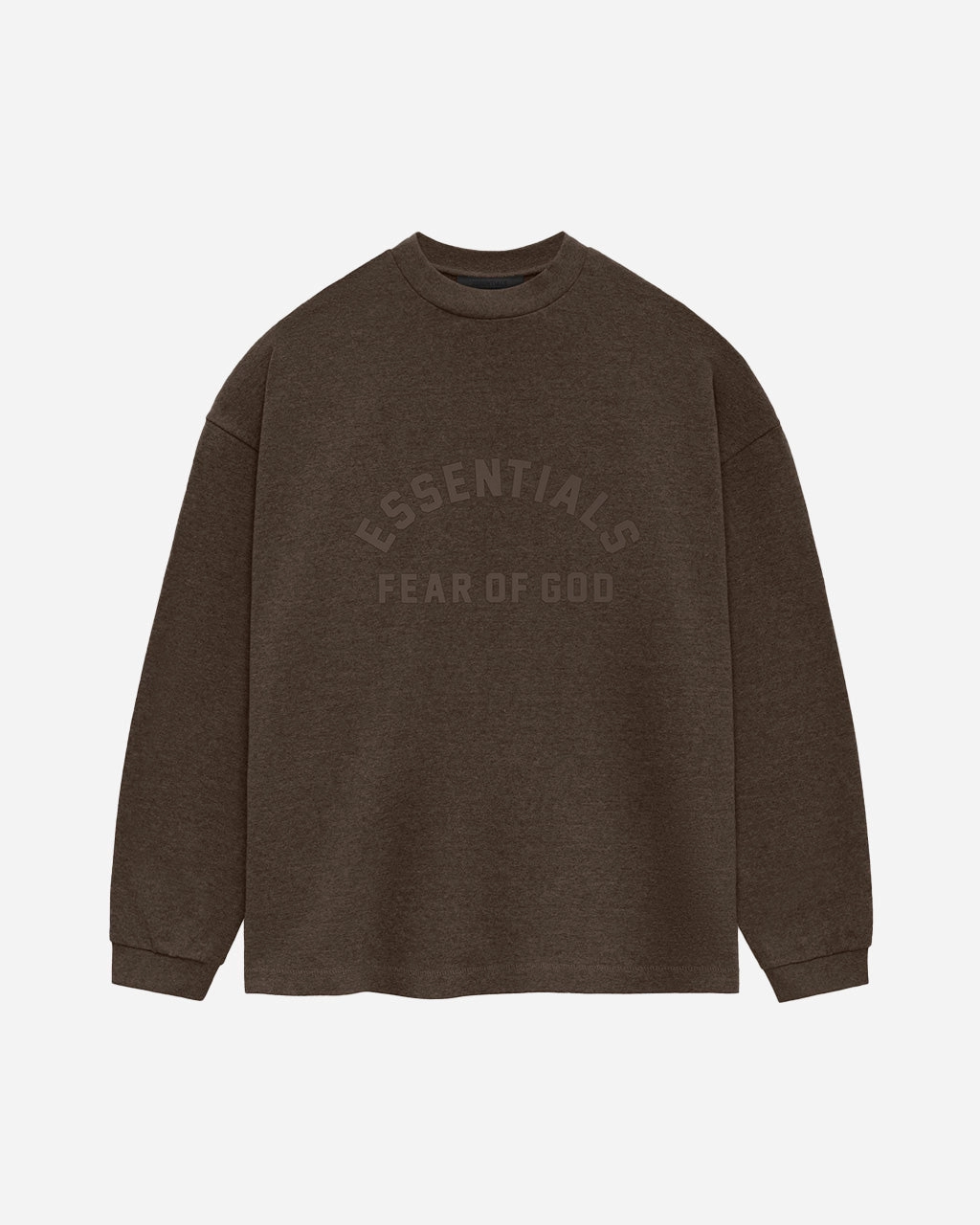 Essentials Heavy L/S Tee Heather Wood