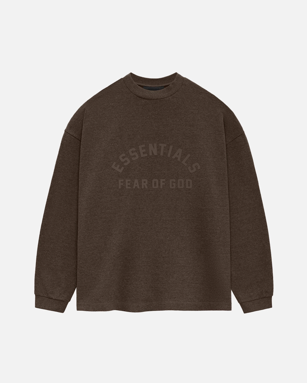 Essentials Heavy L/S Tee Heather Wood