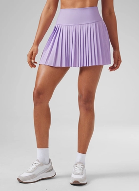 Feathery-Fit Soft High Waist Pleated Tennis Skirt 14''