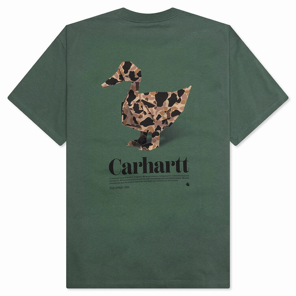 Fold Duck S/S T-Shirt - Duck Green