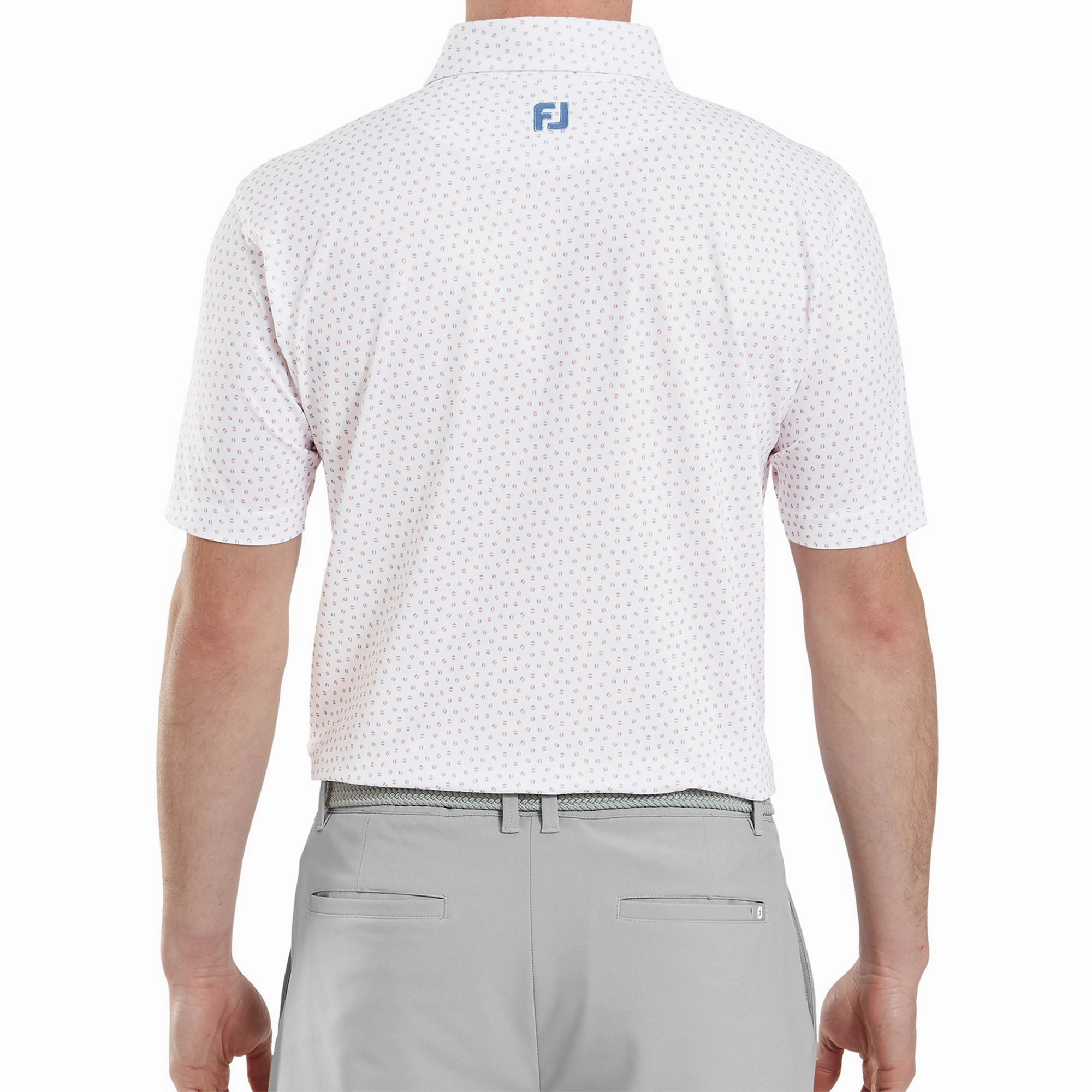 FootJoy Bounce Print Pique Golf Shirt