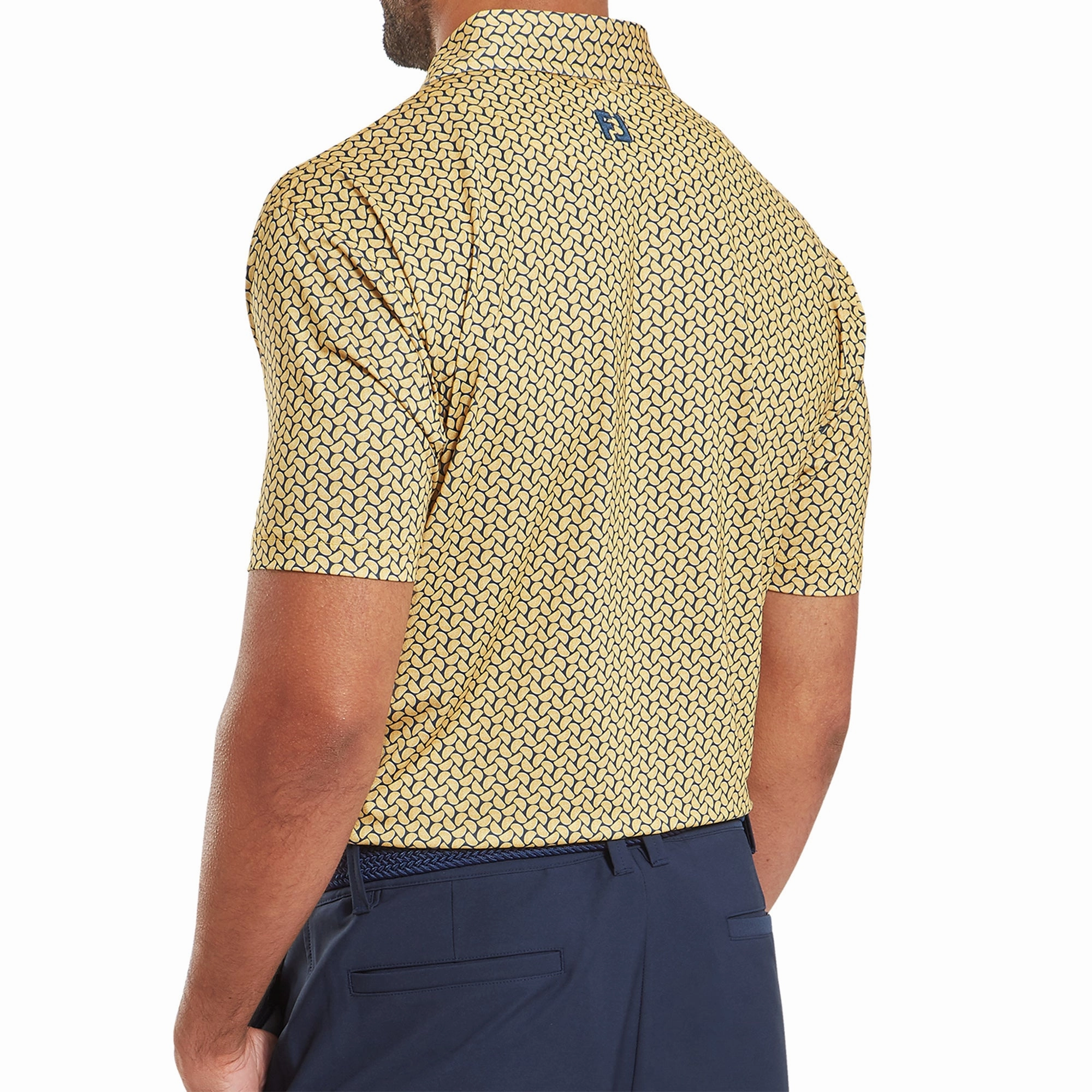 FootJoy Citrus Print Lisle Golf Shirt