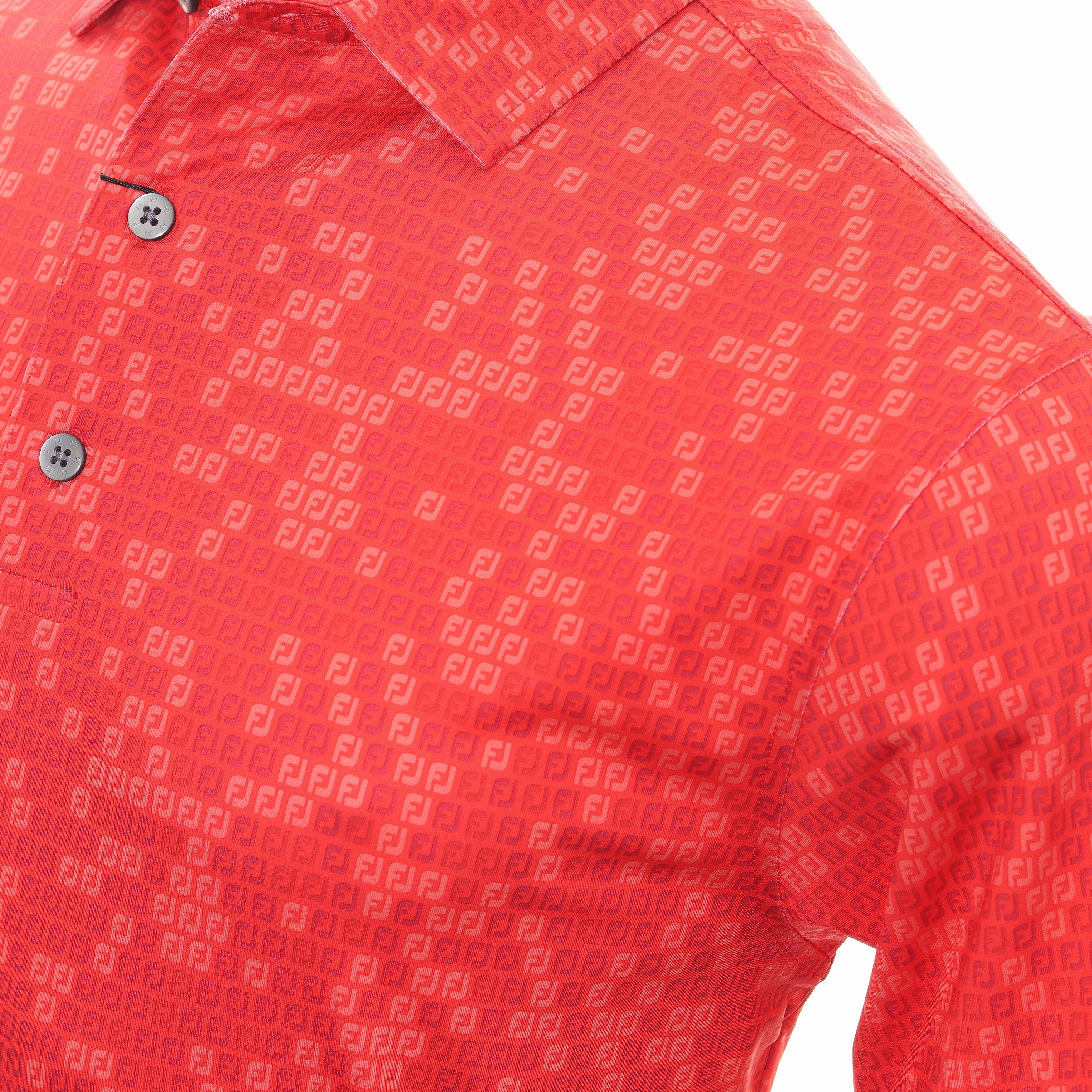FootJoy Digital Camo FJ Print Golf Shirt