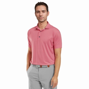 FootJoy Houndstooth Geo Lisle Golf Shirt