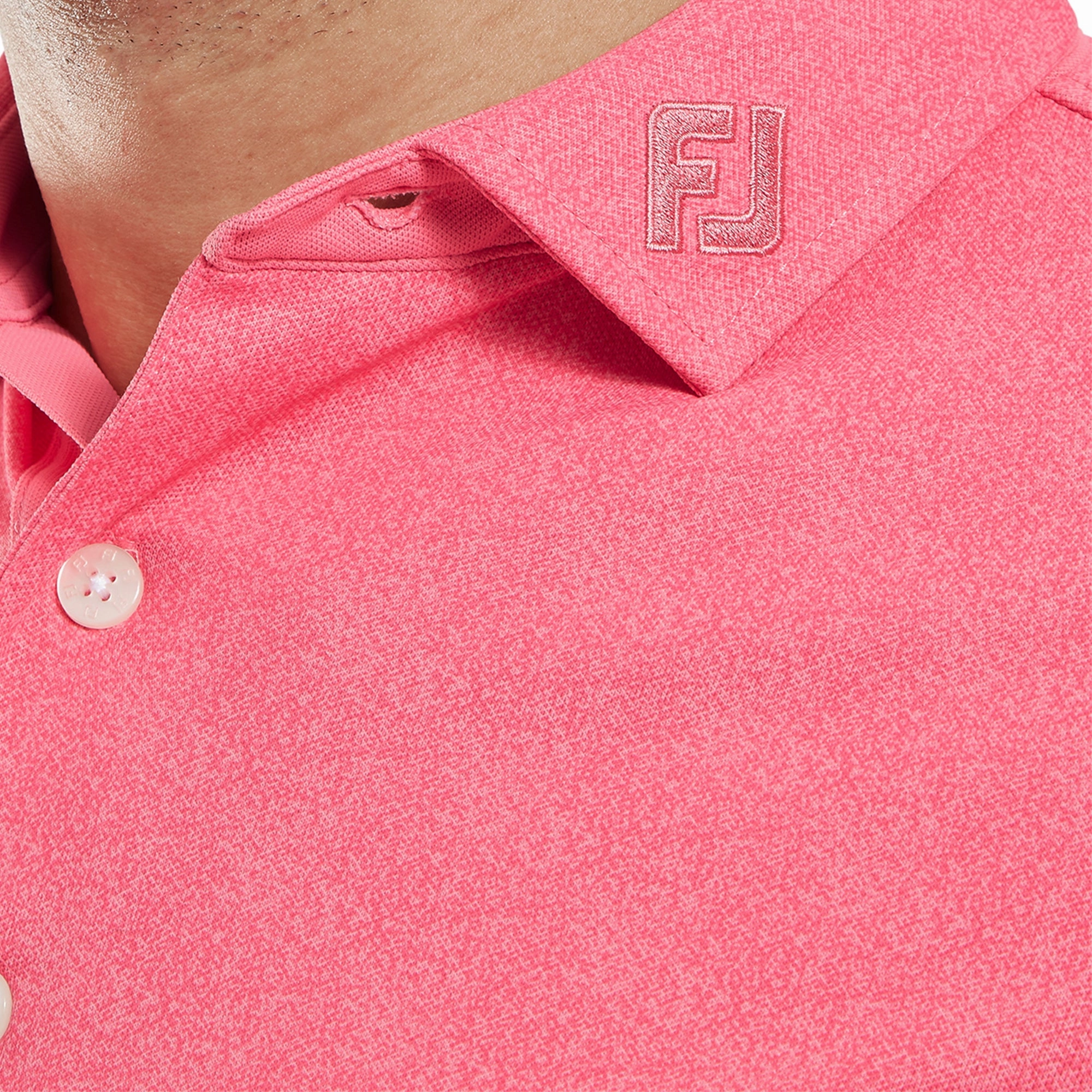 FootJoy Speckle Print Pique Golf Shirt