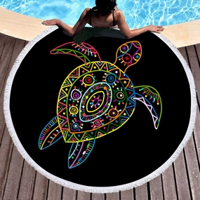 Free Spirit Turtle Towel   Backpack