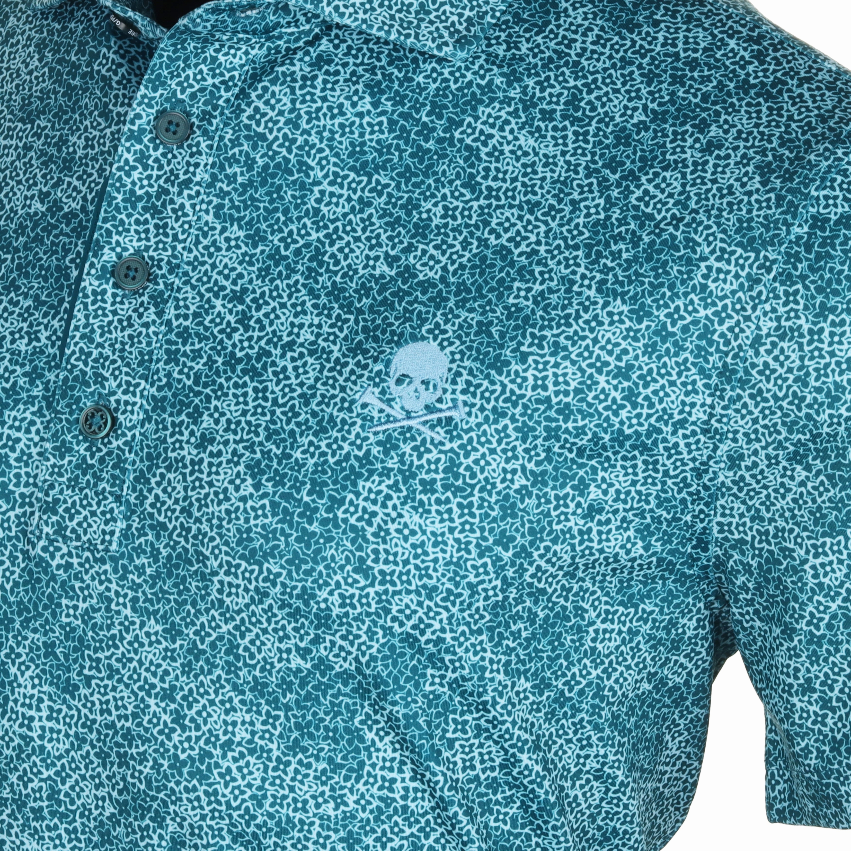G/FORE Hydrangea Tech Jersey Polo Shirt