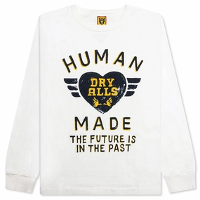 Graphic L/S T-Shirt - White