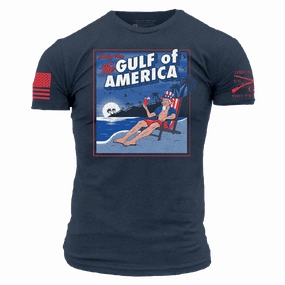 Greetings From The Gulf Of America T-Shirt - Midnight Navy