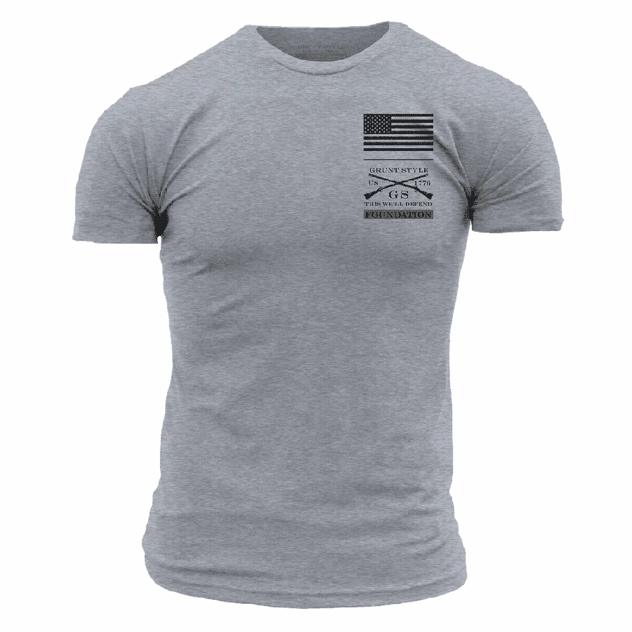 Grunt Style Foundation Advocacy T-Shirt - Dark Heather Gray