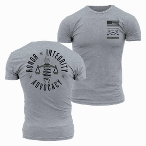 Grunt Style Foundation Advocacy T-Shirt - Dark Heather Gray