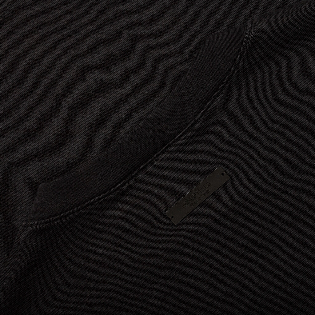 Heavy Crewneck Tee - Black