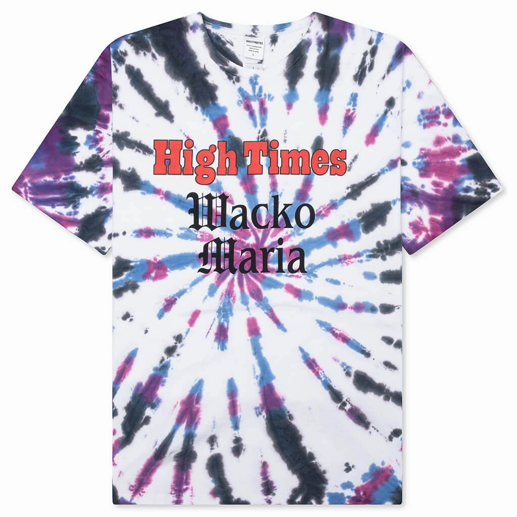 High Times Tie Dye Crewneck T-Shirt Type-2 - Multi