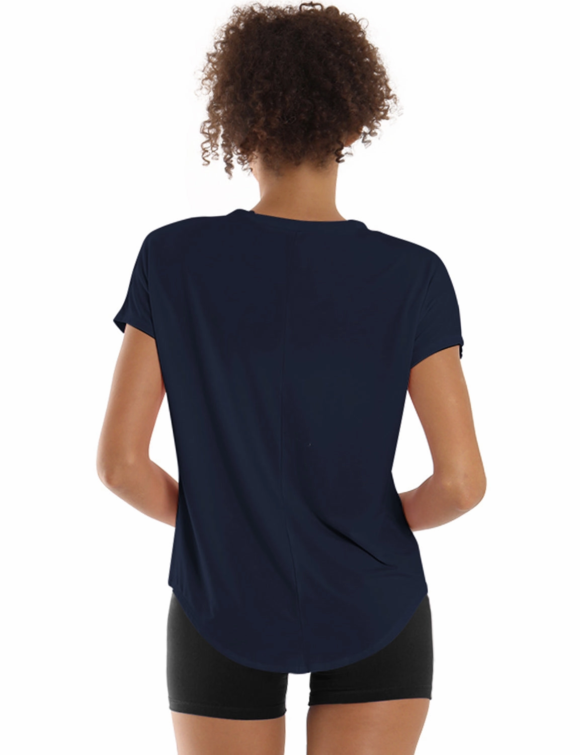 Hip Length Short Sleeve Shirt darknavy_Golf