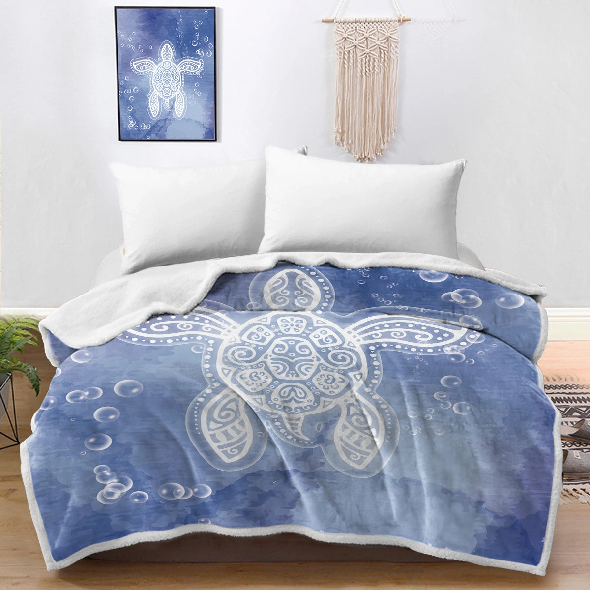 Honu Healing Bedspread Blanket