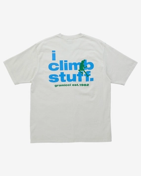 I Climb Stuff Tee Sand Pigment
