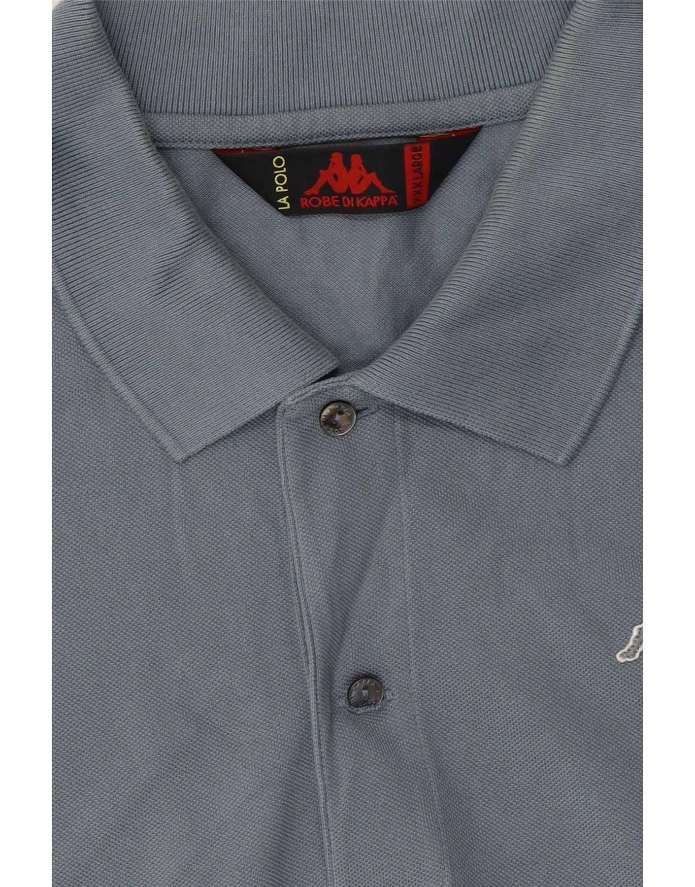 KAPPA Mens Polo Shirt 3XL Blue Cotton Classic