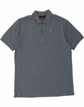 KAPPA Mens Polo Shirt 3XL Blue Cotton Classic