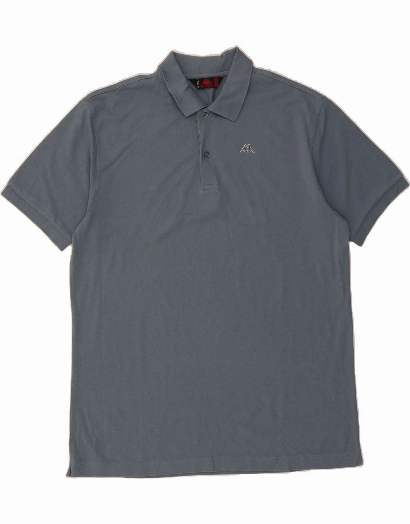 KAPPA Mens Polo Shirt 3XL Blue Cotton Classic