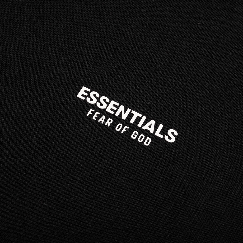 Kid's Jersey Crewneck Tee - Black