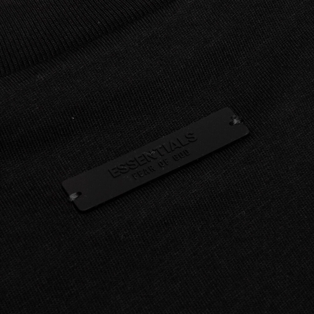 Kid's Jersey Crewneck Tee - Black
