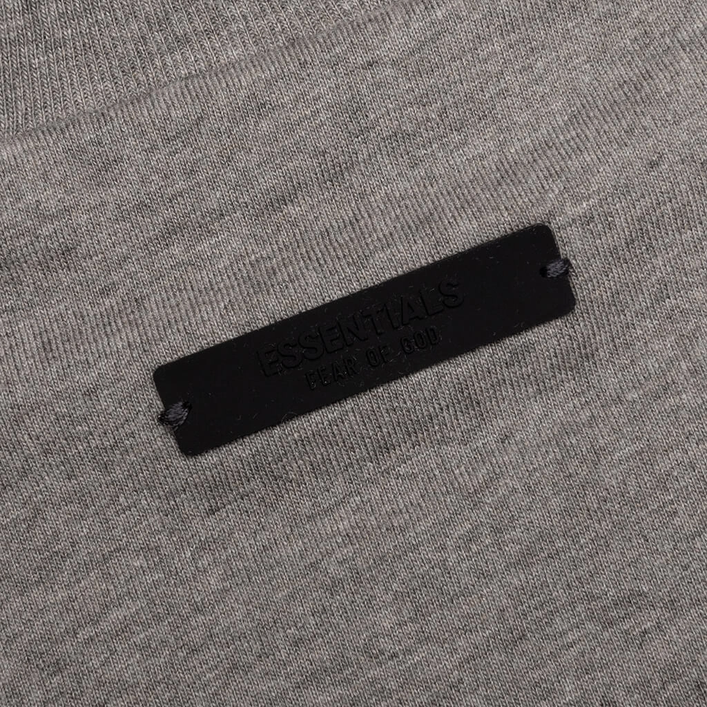 Kid's Jersey Crewneck Tee- Heather Gray