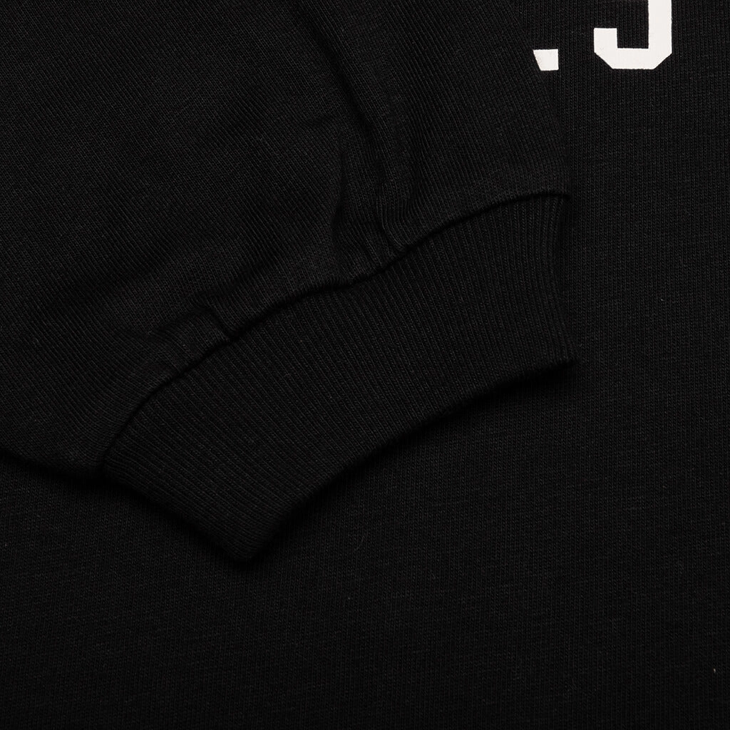 Kid's Jersey Long Sleeve Tee - Black