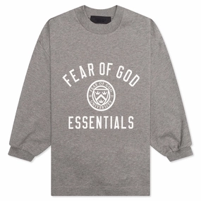 Kid's Jersey Long Sleeve Tee - Heather Gray