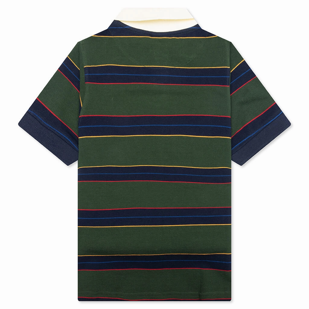 Kids Waterside S/S Polo - Jungle Green