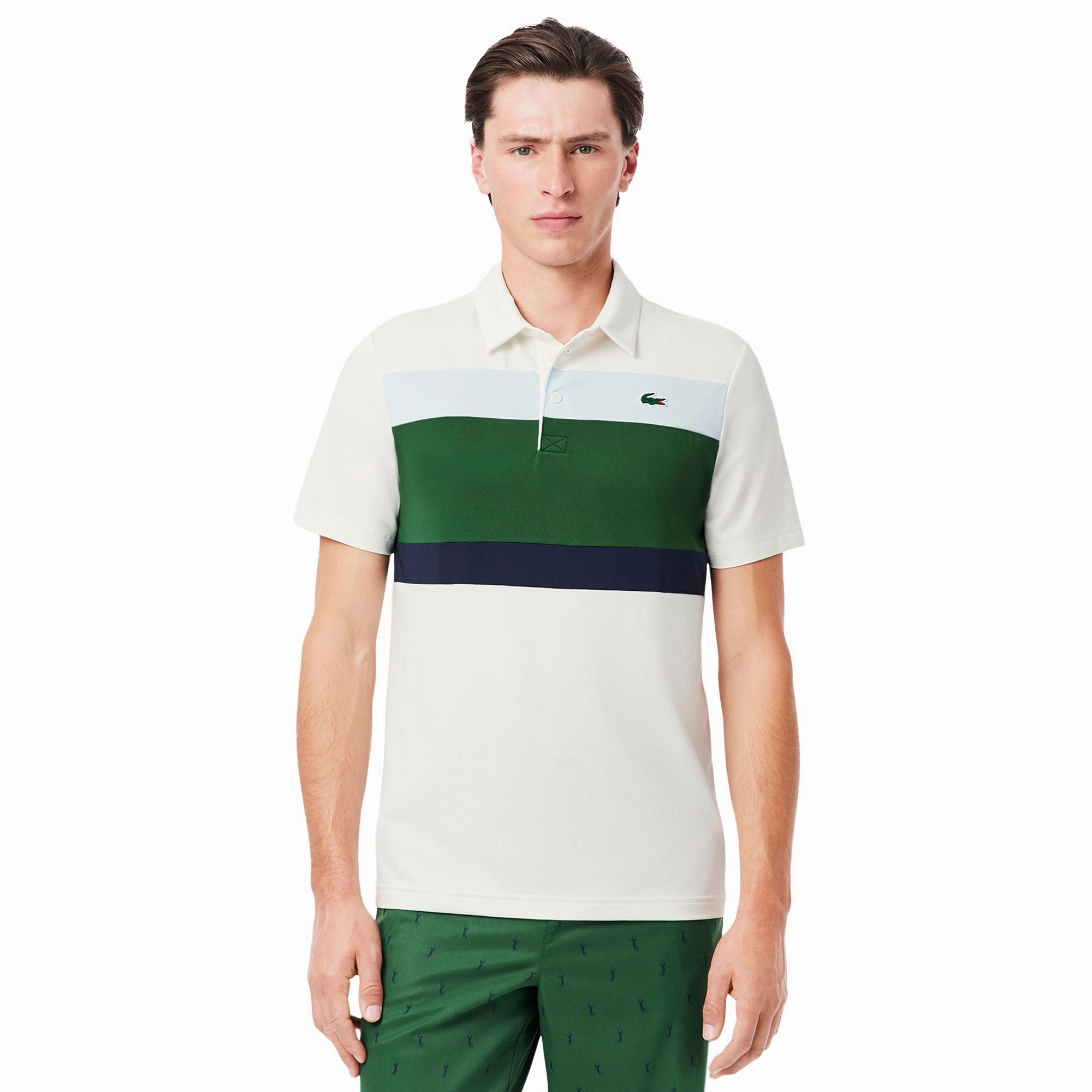Lacoste Golf Colour Block Polo Shirt