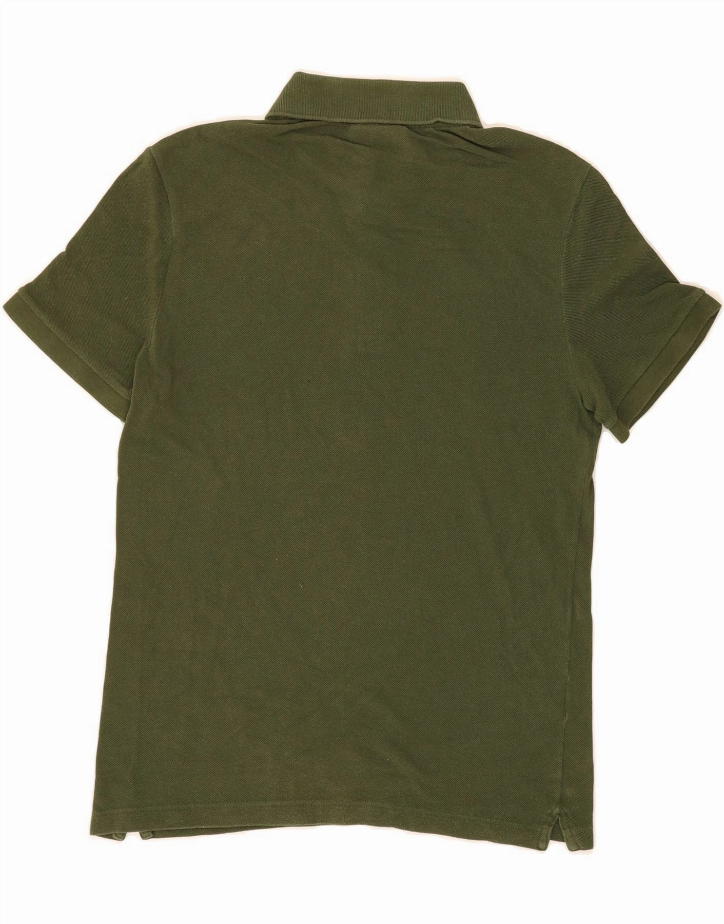 LACOSTE Mens Slim Fit Polo Shirt Size 4 Medium Green Cotton