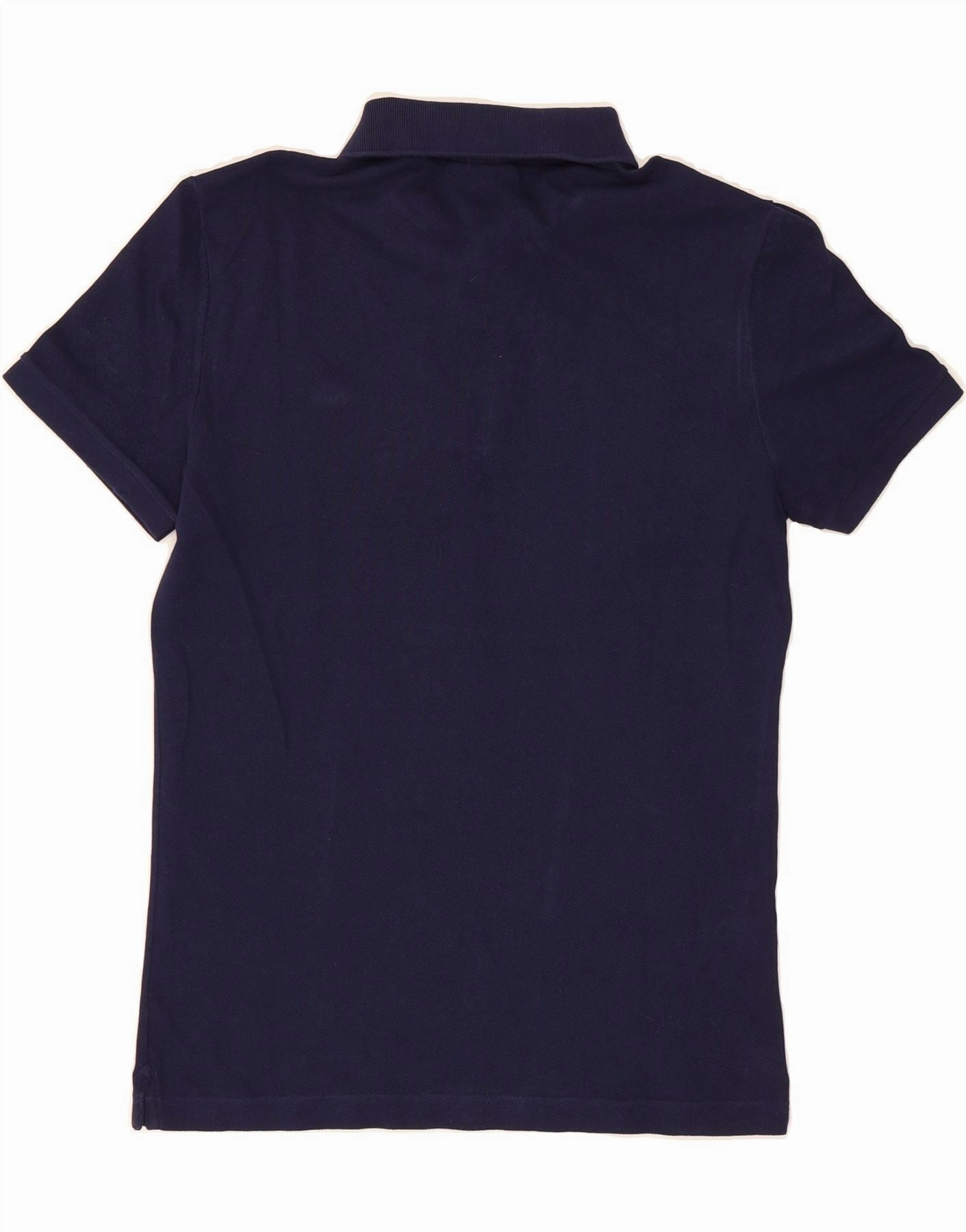 LACOSTE Mens Slim Fit Polo Shirt Size 4 Medium Navy Blue Cotton