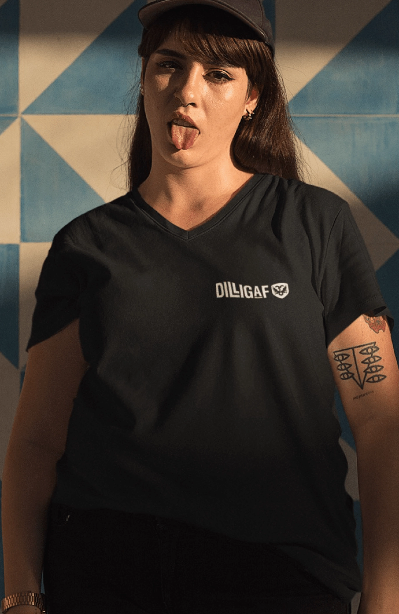 Ladies Full Figure VNeck My Entire Life Tee