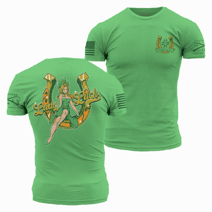 Lady Luck T-Shirt - Kelly Green