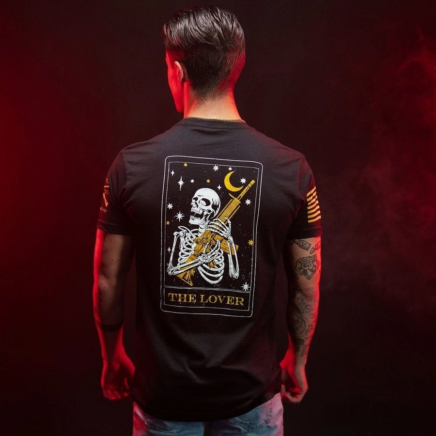 Lover Tarot T-Shirt - Black