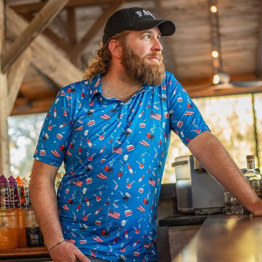 Men's Polo - Meat Sweats
