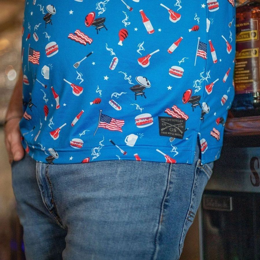 Men's Polo - Meat Sweats