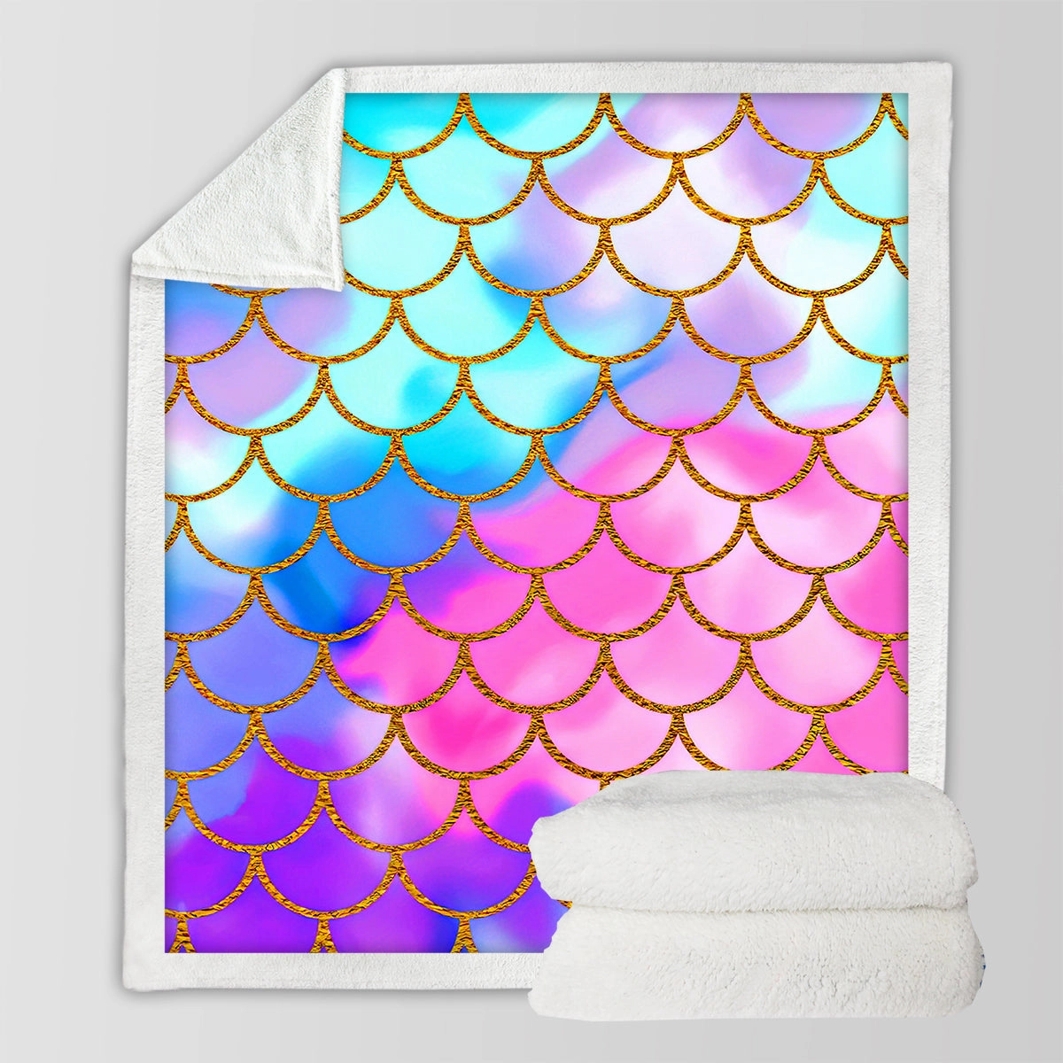 Mermaid Passion Soft Sherpa Blanket