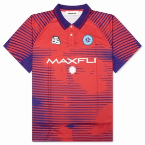 Metalwood x Maxfli Statue Polo - Pomegranate
