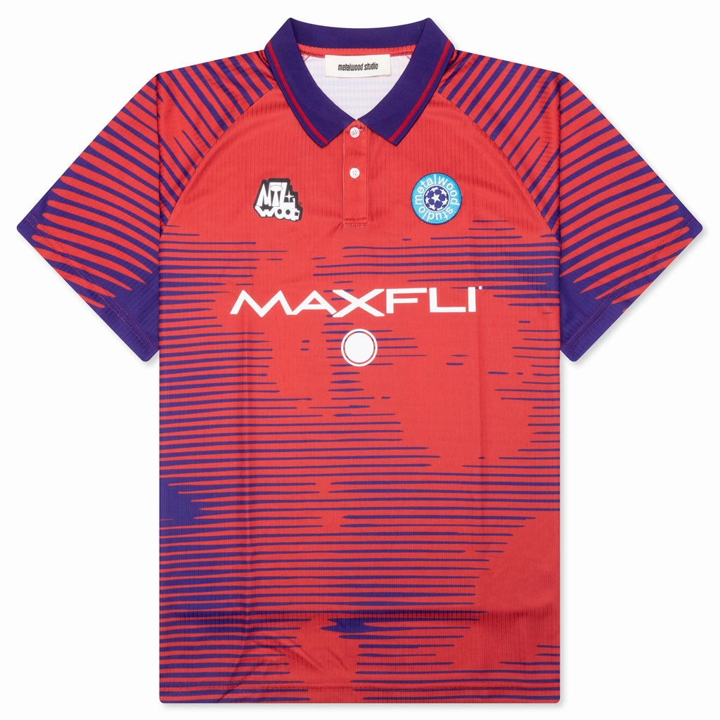 Metalwood x Maxfli Statue Polo - Pomegranate
