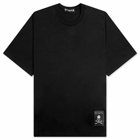 Micro Skull Knit T-Shirt - Black