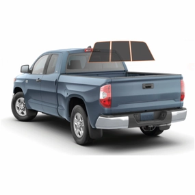 MotoShield Pro Premium Professional 2mil Precut Ceramic Window Tint Film for 2007-2021 Toyota Tundra Double Cab — (3pc Rear Windshield 25%)   Lifetime Warranty
