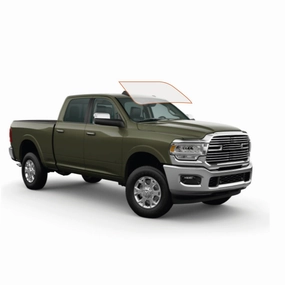 MotoShield Pro Premium Professional 2mil Precut Ceramic Window Tint Film for 2009-2018 Dodge Ram 1500 Quad Cab — (Front Windshield 50%)   Lifetime Warranty
