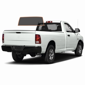 MotoShield Pro Premium Professional 2mil Precut Ceramic Window Tint Film for 2010-2018 Dodge Ram 1500 Standard Cab — (Rear Windshield 5%)   Lifetime Warranty