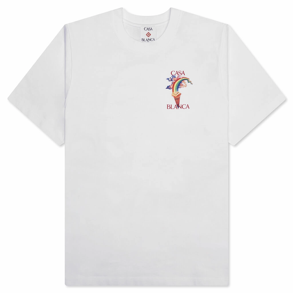 Nature Teacher Printed T-Shirt - White