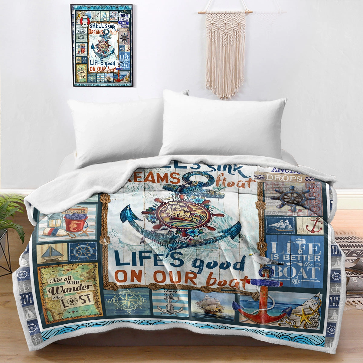 Nautical Dreams Bedspread Blanket