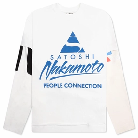 Online Graphic L/S Tee - White