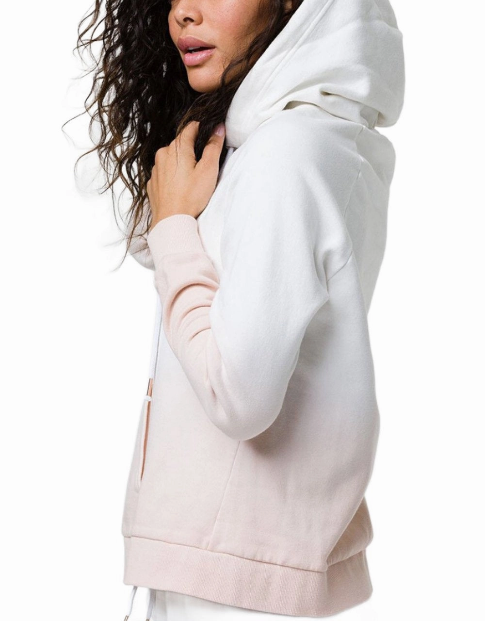 Onzie Fleece Dip Dye Hoodie  3720 Sherbet Ombre
