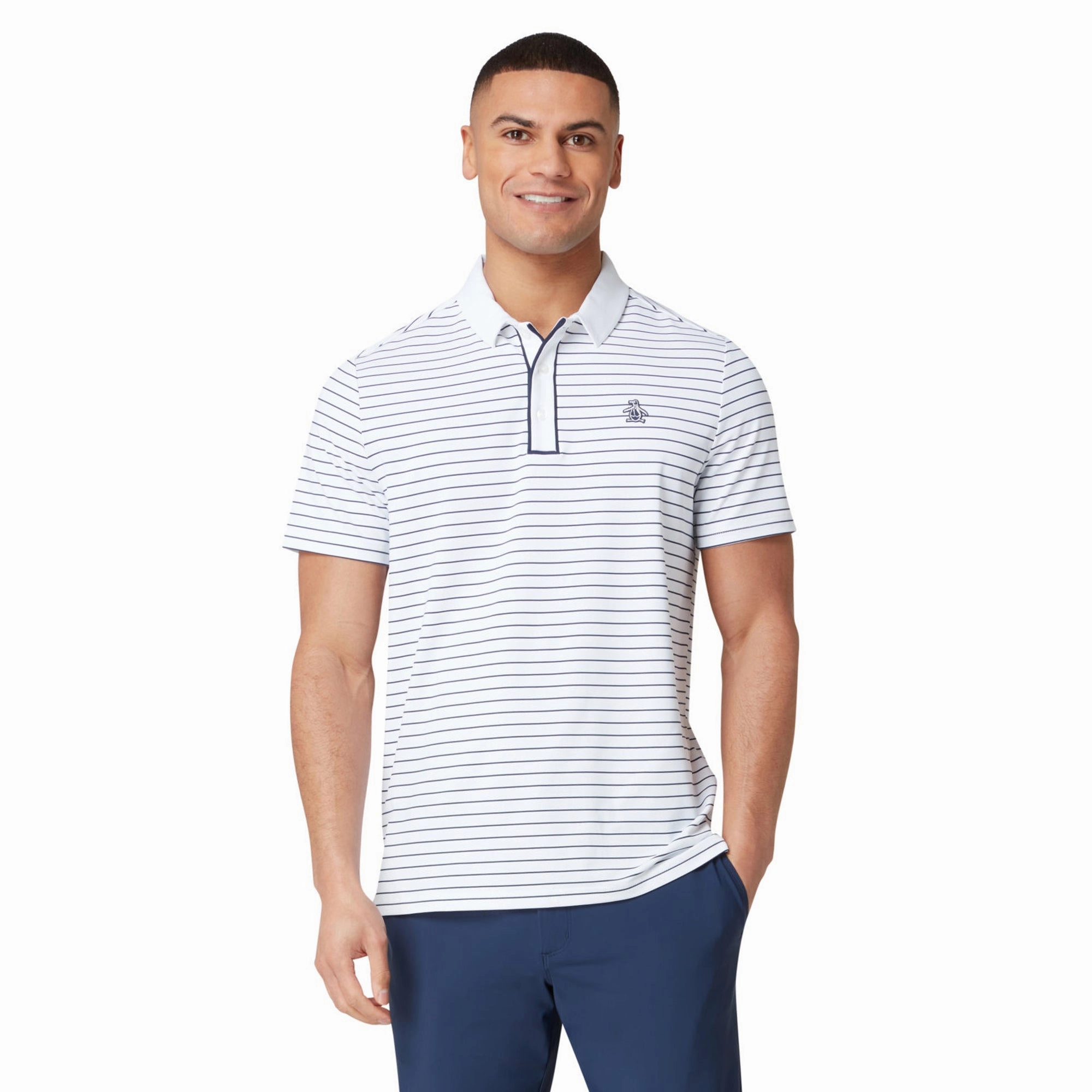 Original Penguin Golf Heritage Stripe Polo Shirt