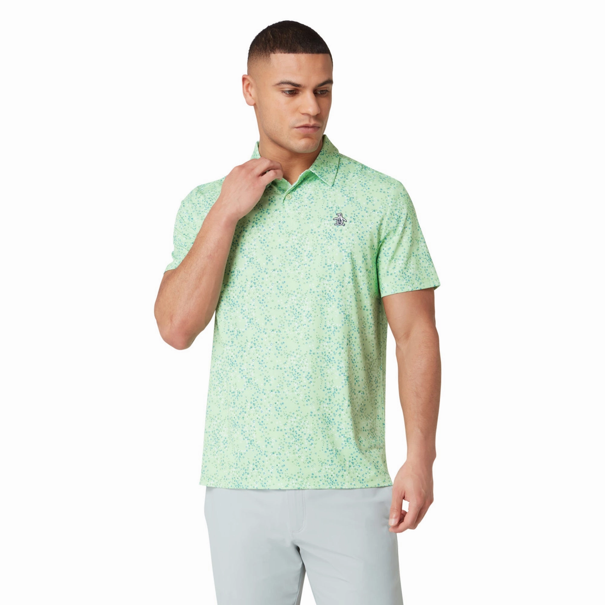 Original Penguin Golf Micro Abstract Polo Shirt